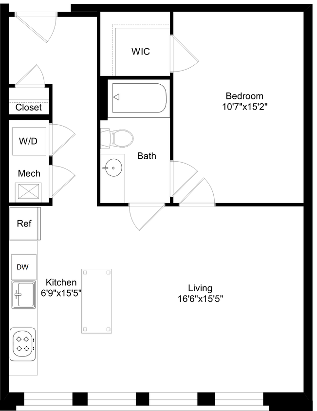 Floor Plan - 1B9