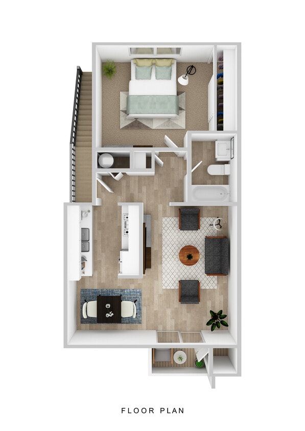 One Bedroom Floorplan - One bedroom