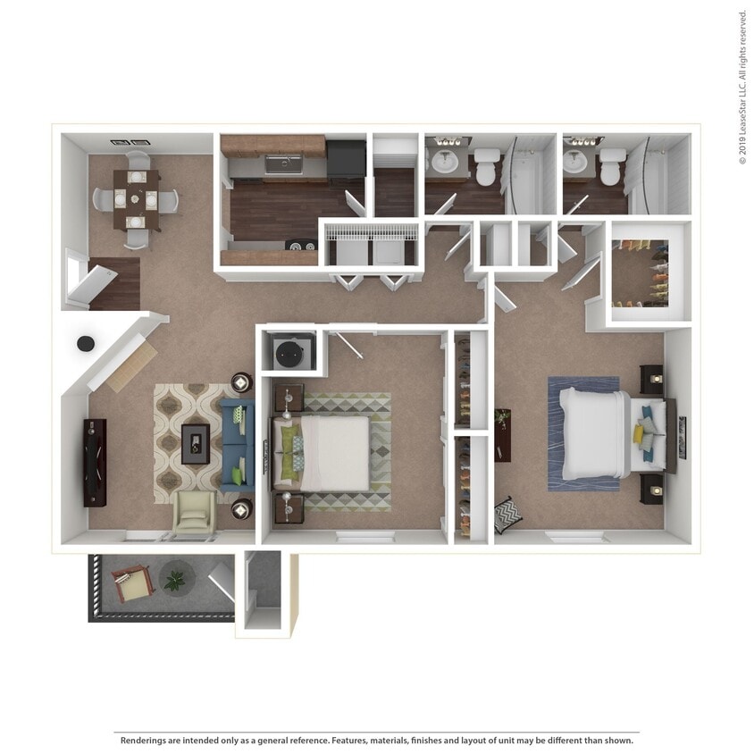 Floor Plan - 2x2