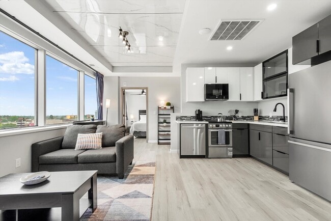 2BR, 2BA - 728SF - Reese Tower Apartments