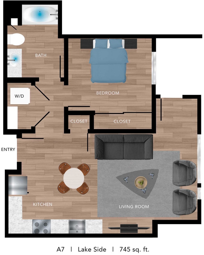 Floor Plan - A2 Adams Point