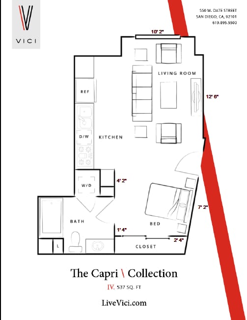 Studio-Apartment-Little-Italy - Capri 4