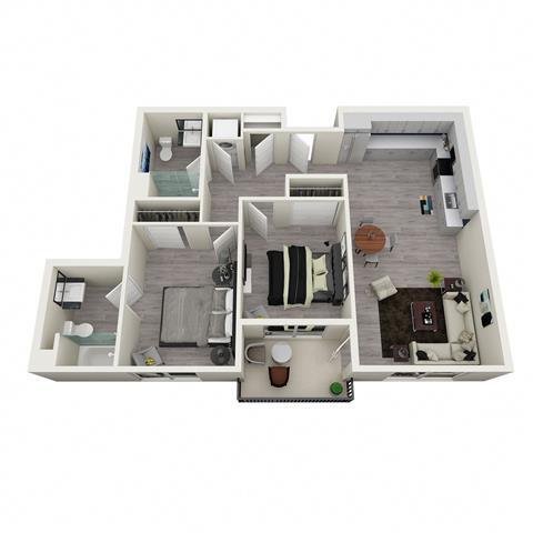 Floor Plan - 2x2 G