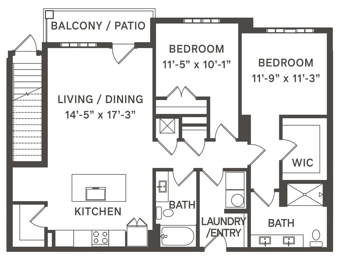 Floor Plan - Manistique w/ Garage
