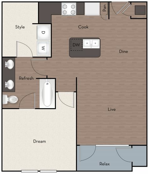 A6_Floorplan.jpg - 1 Bed X 1 Bath