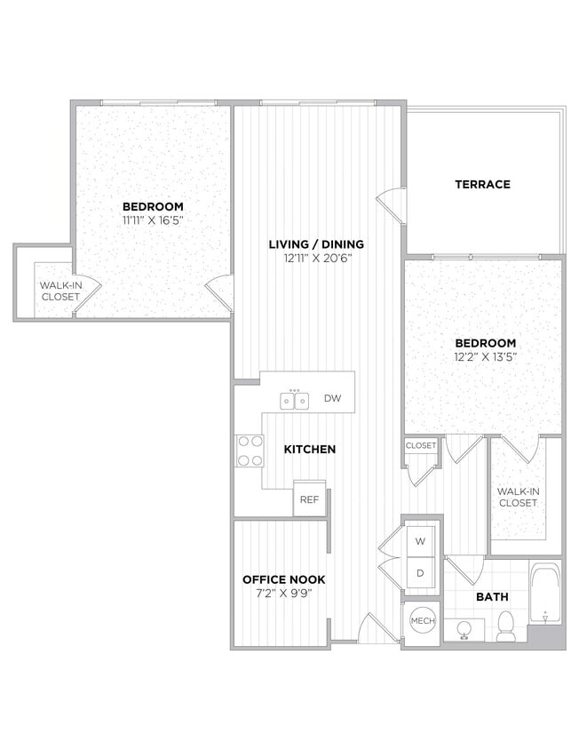 Floor Plan - 2 Bedroom