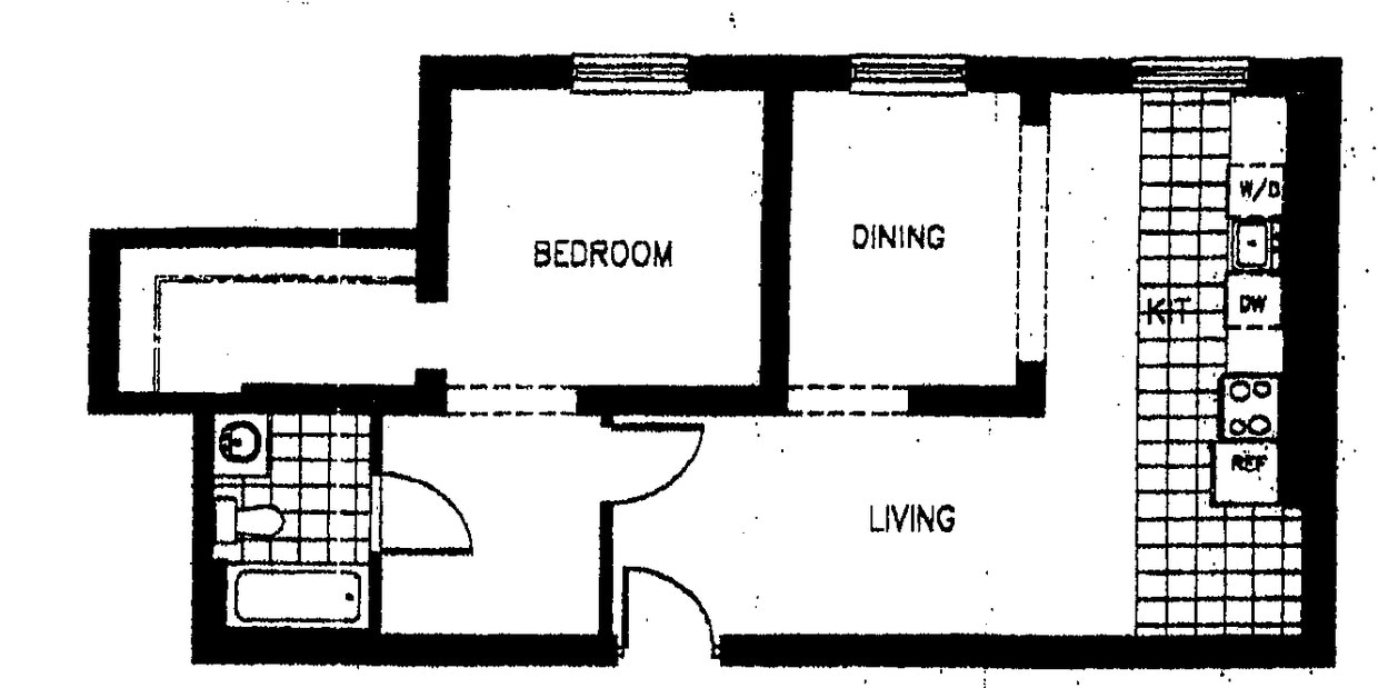 1BR/1BA - One Bedroom