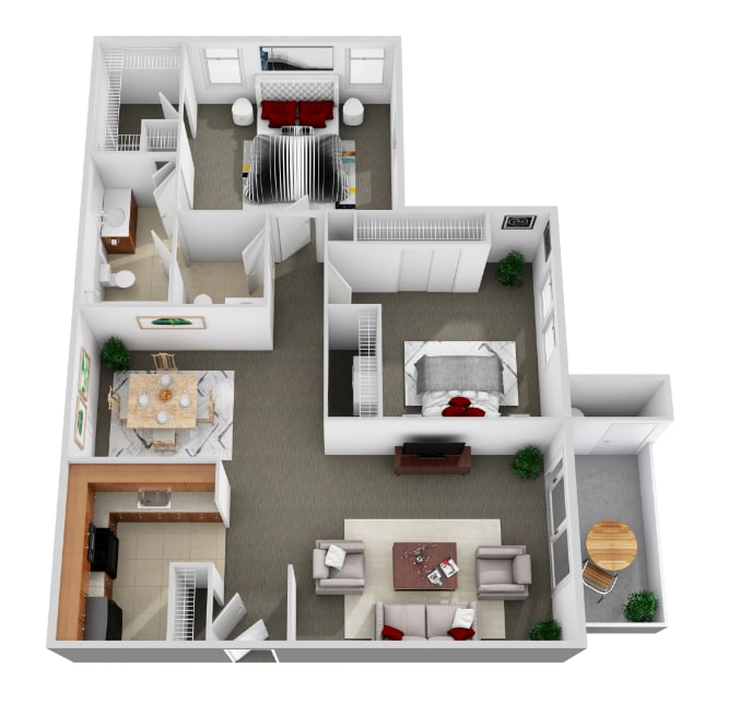 Floor Plan - 2 Bedroom