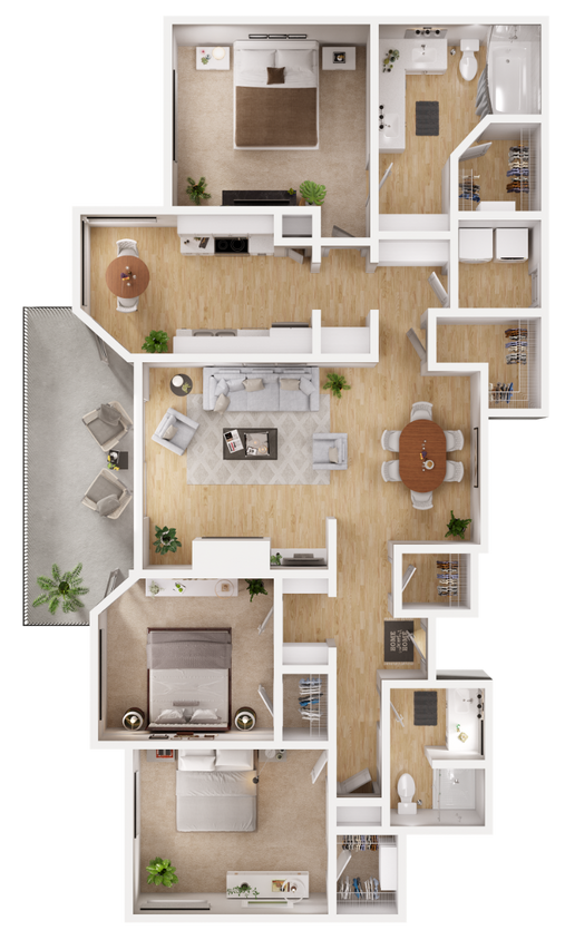 Floor Plan - Blue Bonnet