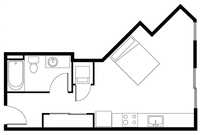 Floor Plan - Studio D