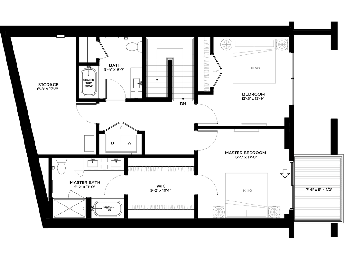 Floor Plan - Sycamore with Den (TH3)