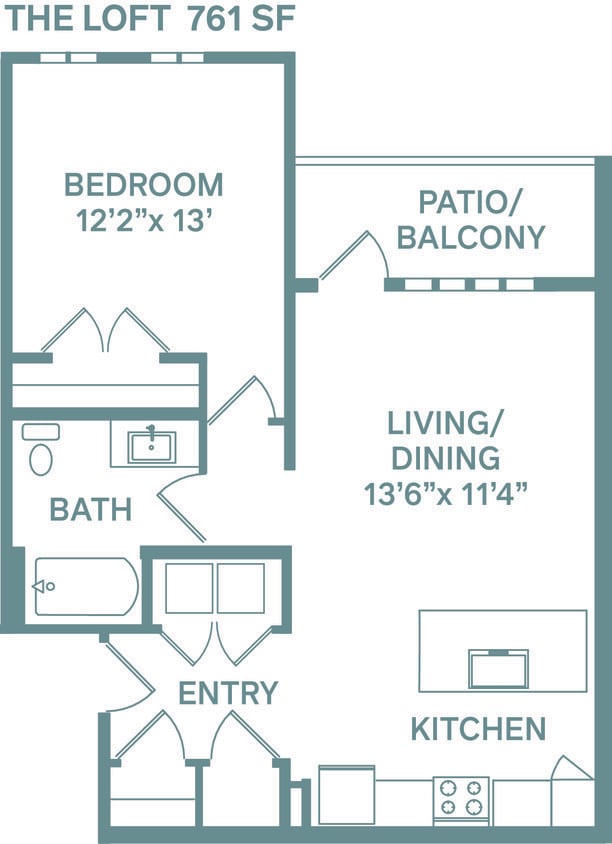 Floor Plan - Loft (Classic A2)
