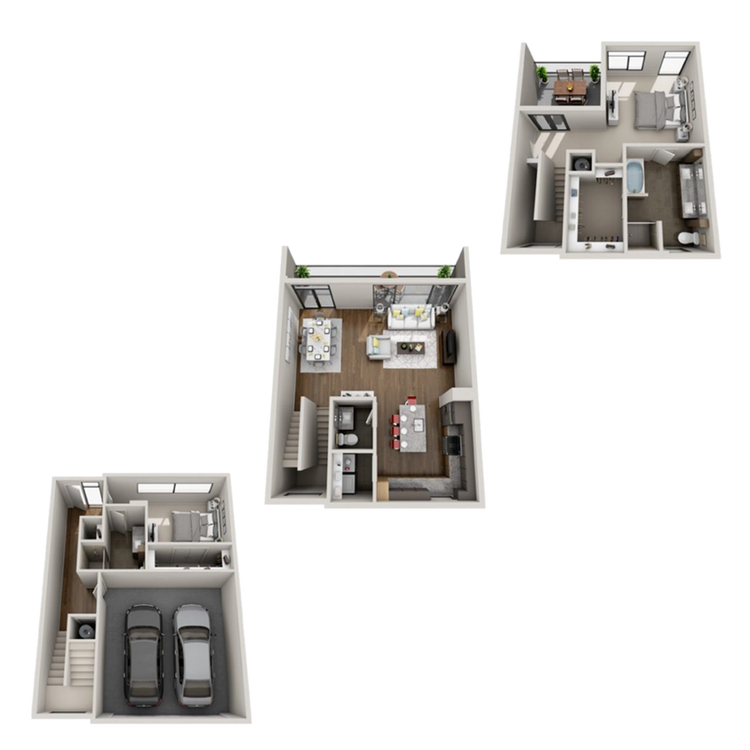 T2 floor plan - The Drake