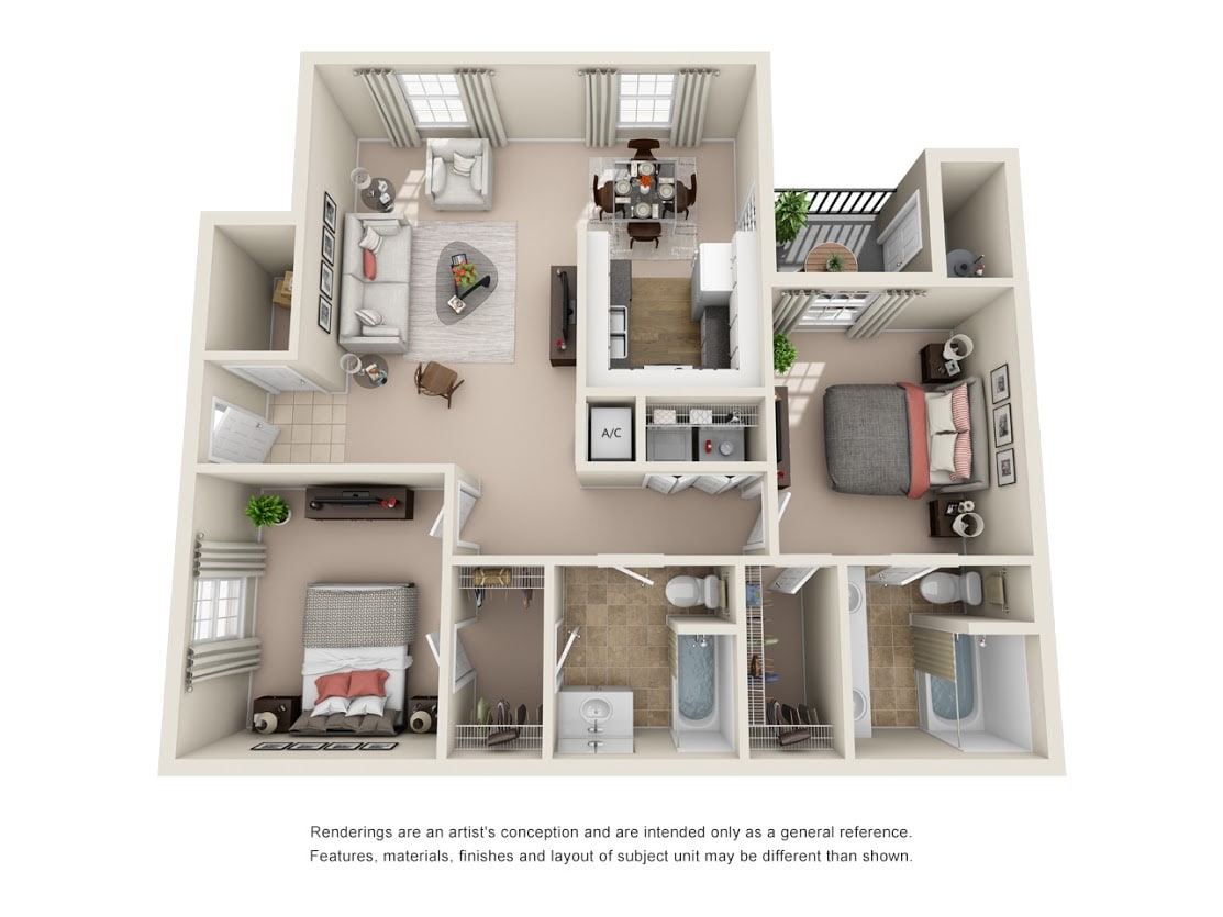 Floor Plan - Closed Kitchen