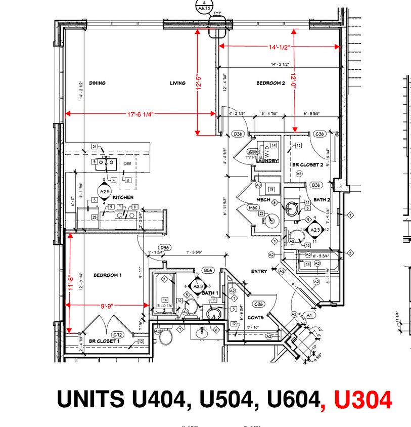 Floor Plan - Furnished W Corner Lake View 