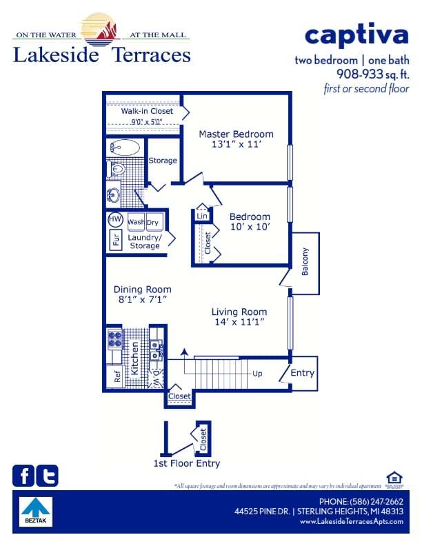 Floor Plan - Captiva