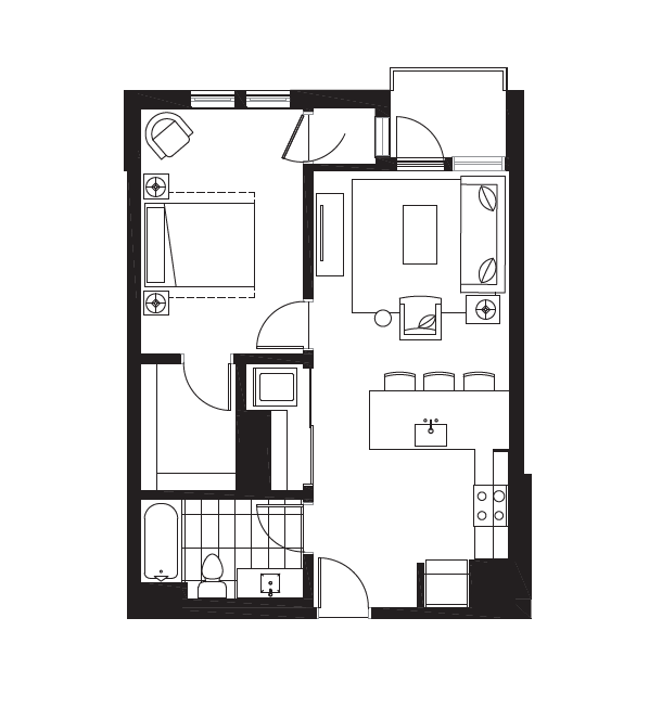 Floor Plan - Nicollet 9