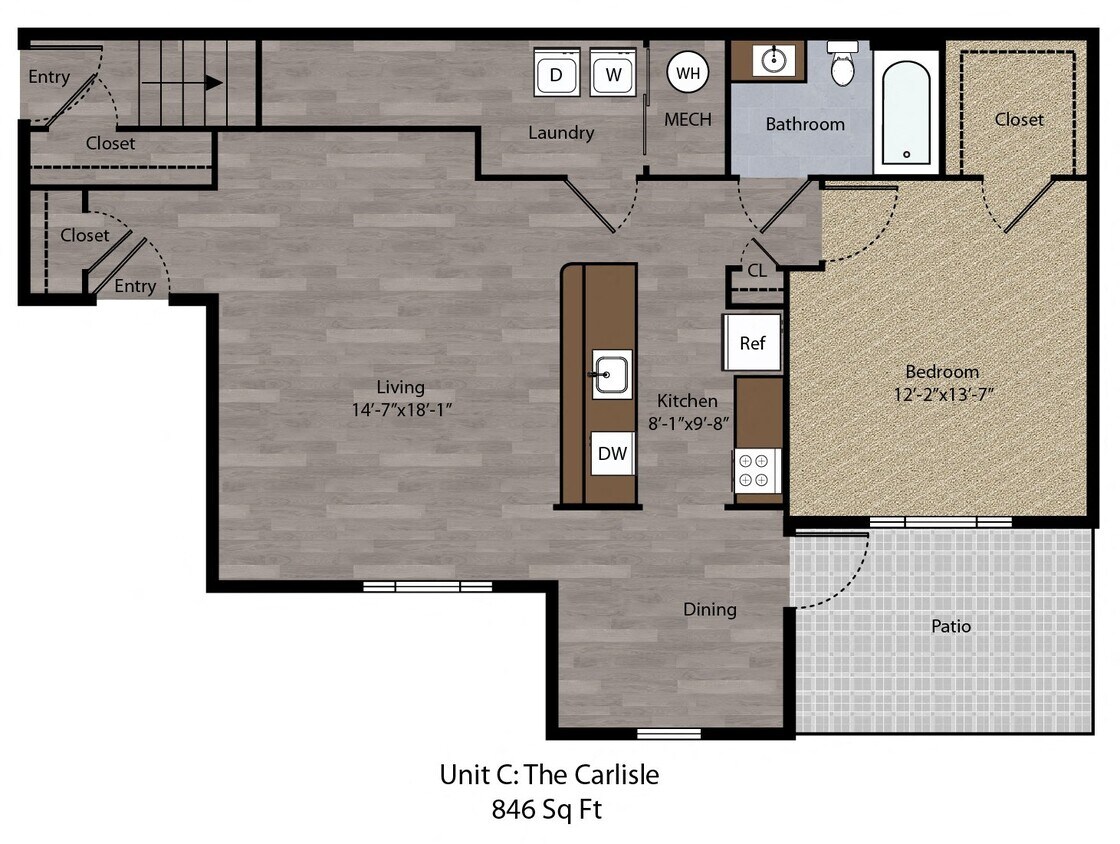 Floor Plan - The Carlisle