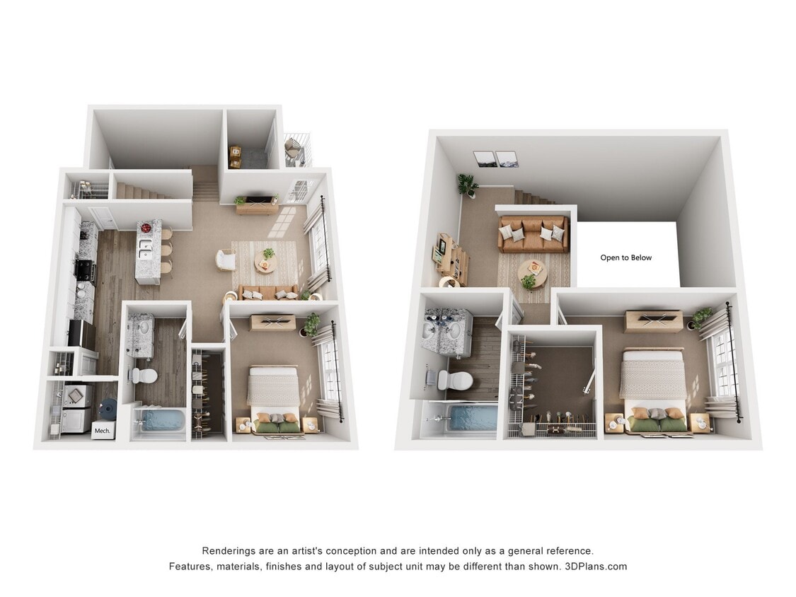 Floor Plan - Eiffel - Renovated