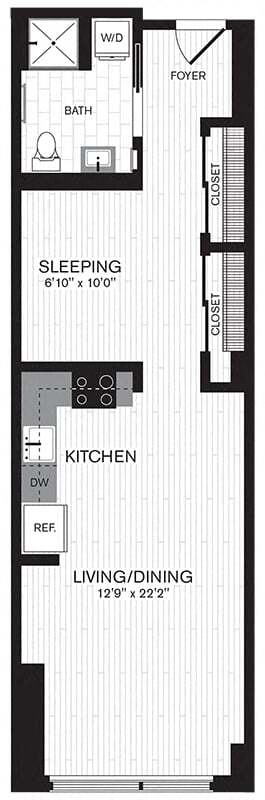 Floor Plan - Studio - L9