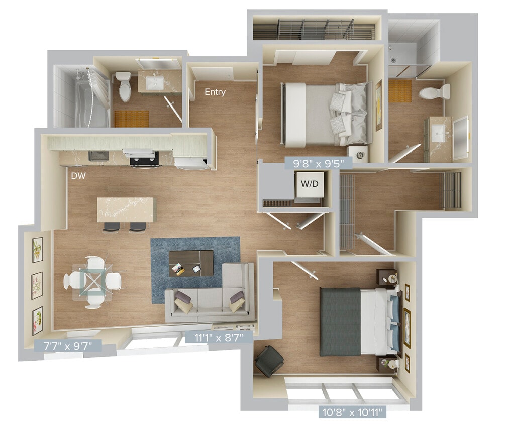 Floor Plan - B1-934-938