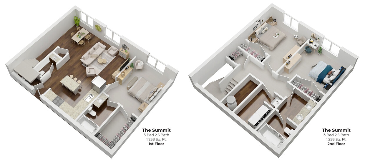 Summit - 3 Bed 2.5 Bath - 1,258 Sq. Ft. - Jones