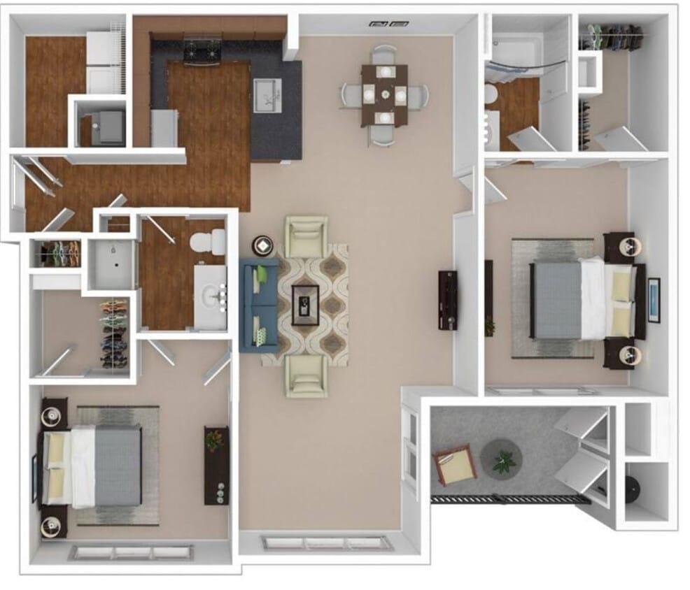 Floor Plan - Cameron w/Sunroom