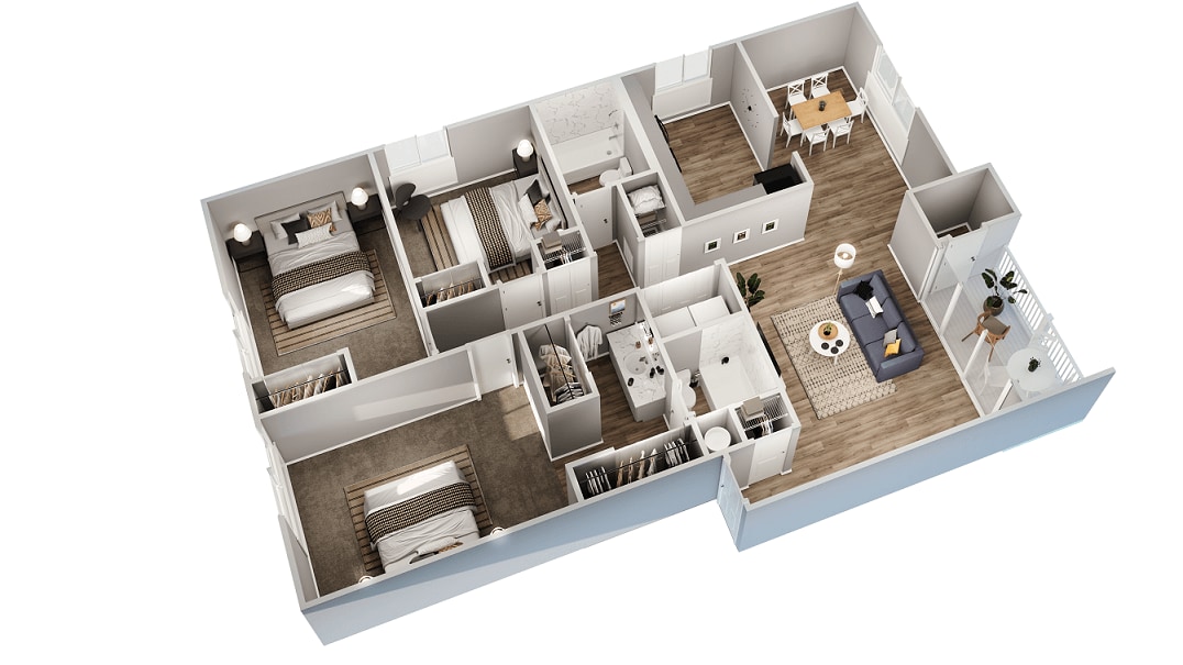Floor Plan - The Abyes (C1)