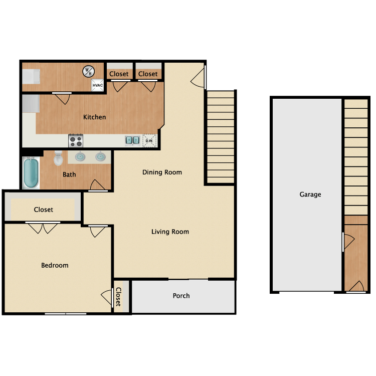 Maria Floor Plan - Maria w/ Garage