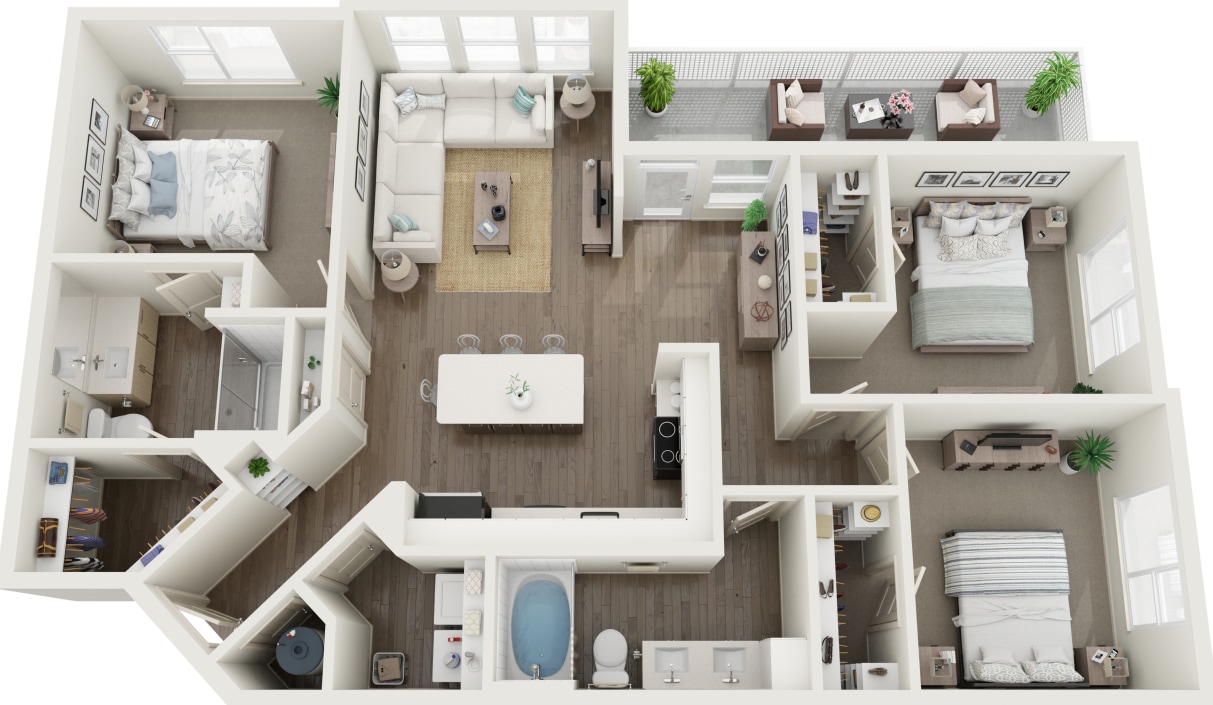 C1 floor plan Futura at Nona Cove - C1