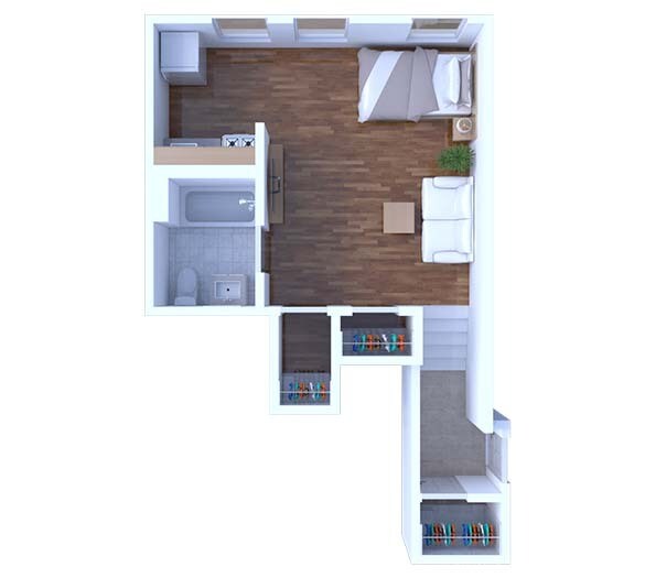 Floor Plan - Studio Floor Plan S35 676 2C