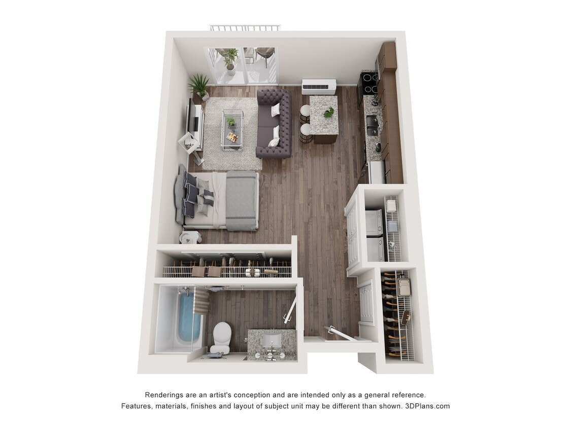 Floor Plan - Studio - 80%