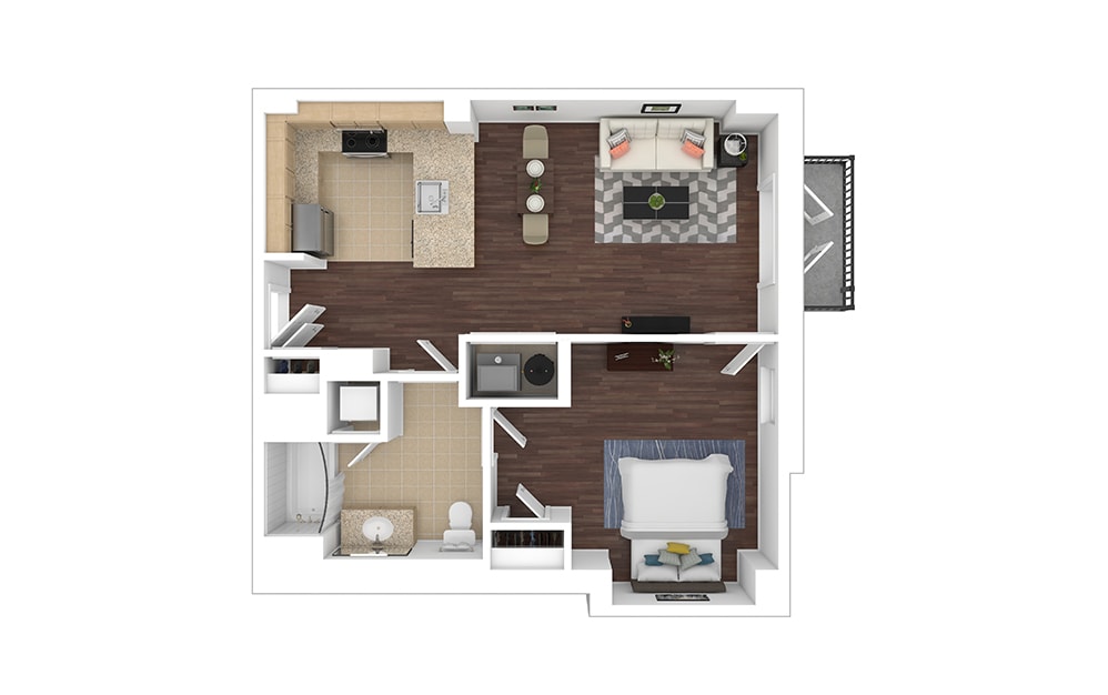 Floor Plan - A5 - Renovated