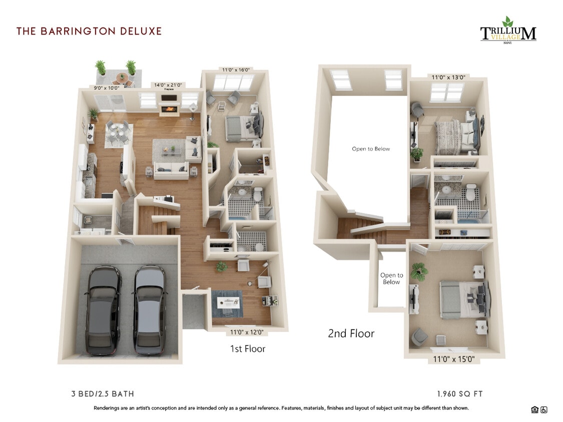Floor Plan - The Barrington Deluxe