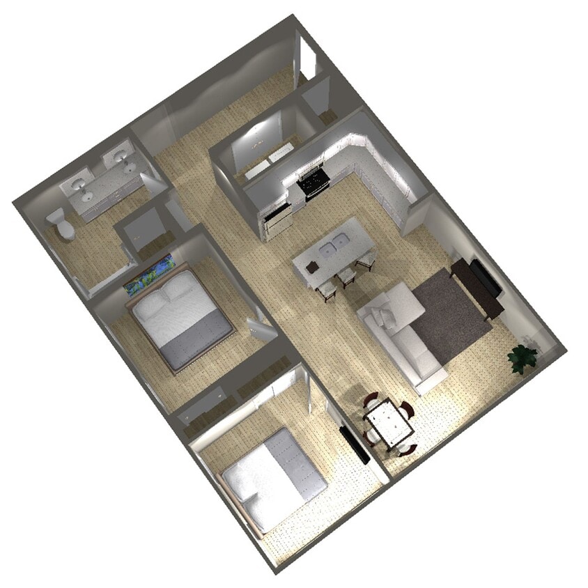 Floor Plan - 2 Bed F
