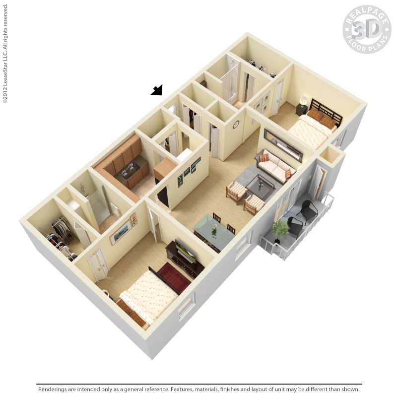 Floor Plan - Baton Rouge 222- 2nd Floor