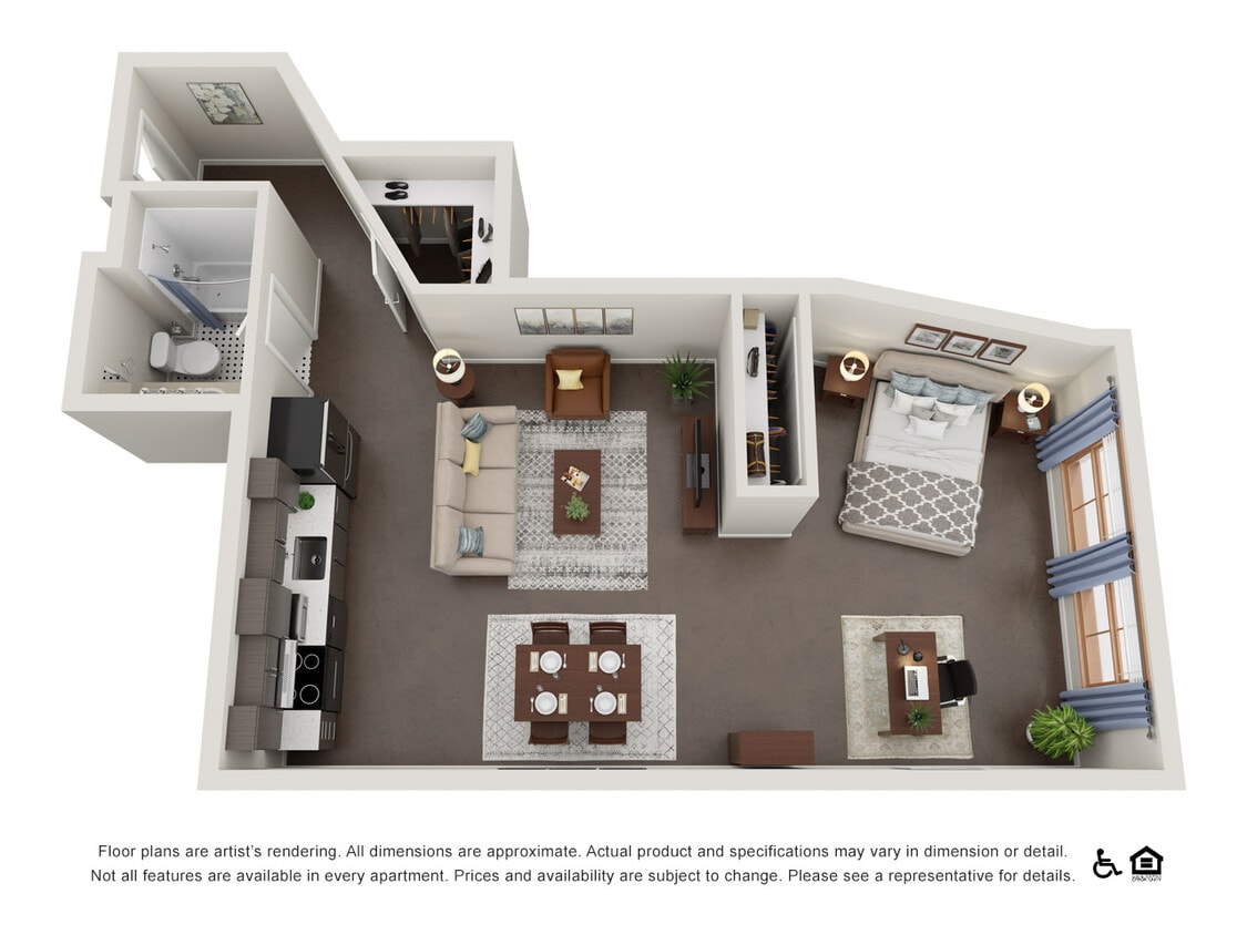 Floor Plan - Fremont Studio