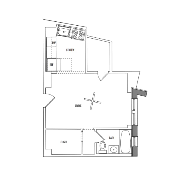 Floor Plan - S4 Non-Renovated
