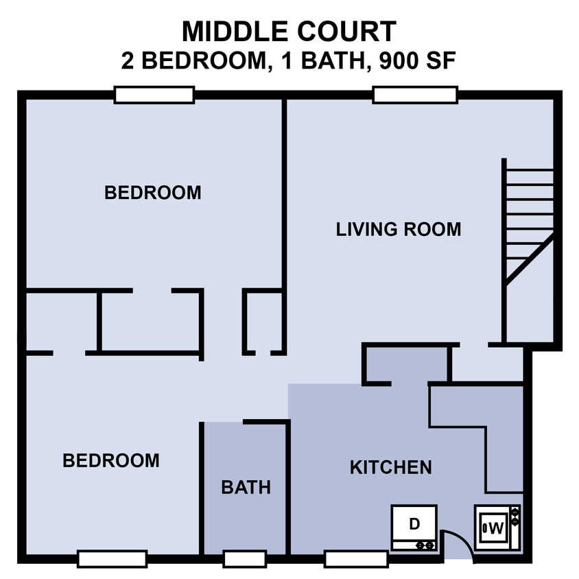 Floor Plan - 2x1mc