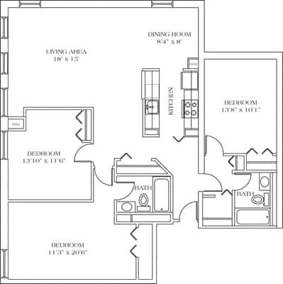 Floor Plan - The Auburn