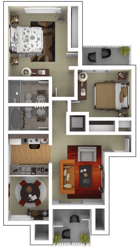 Floor Plan - Residence 3 Luxury