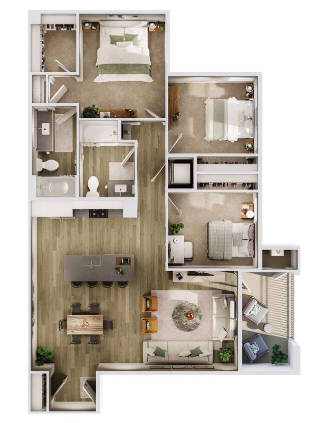 Floor Plan - 3A