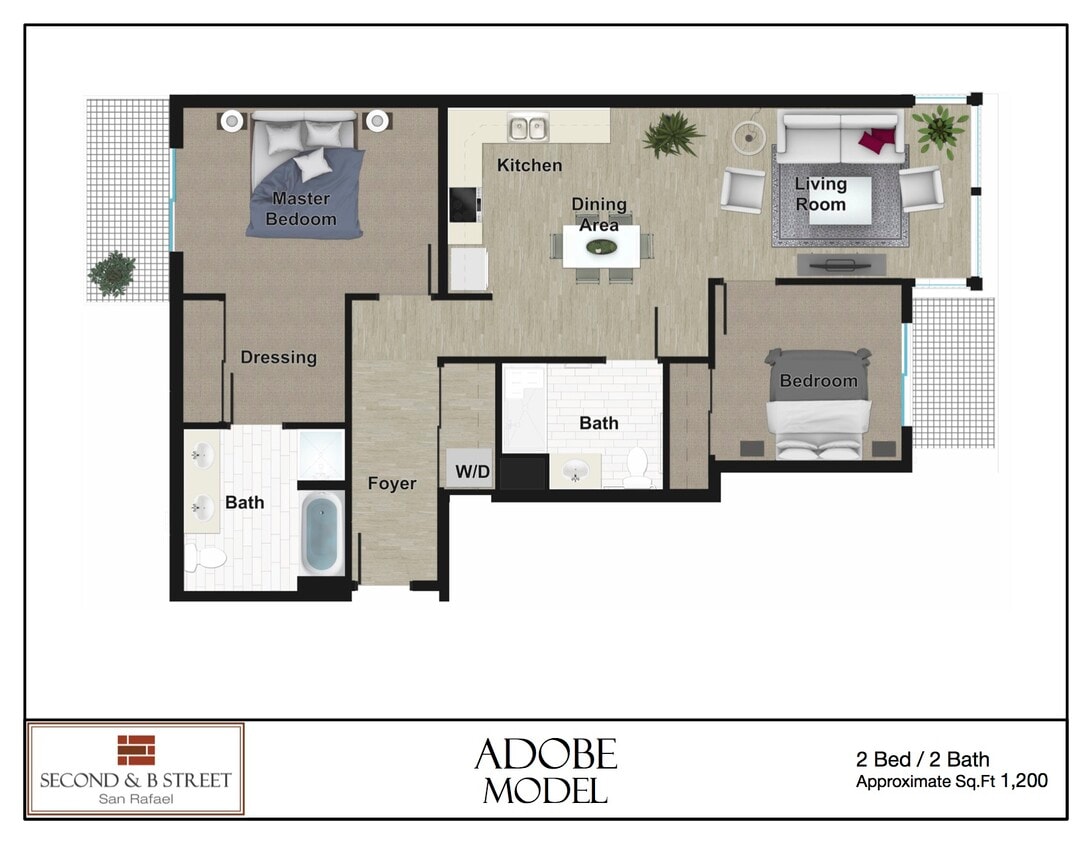Floor Plan - Adobe Model