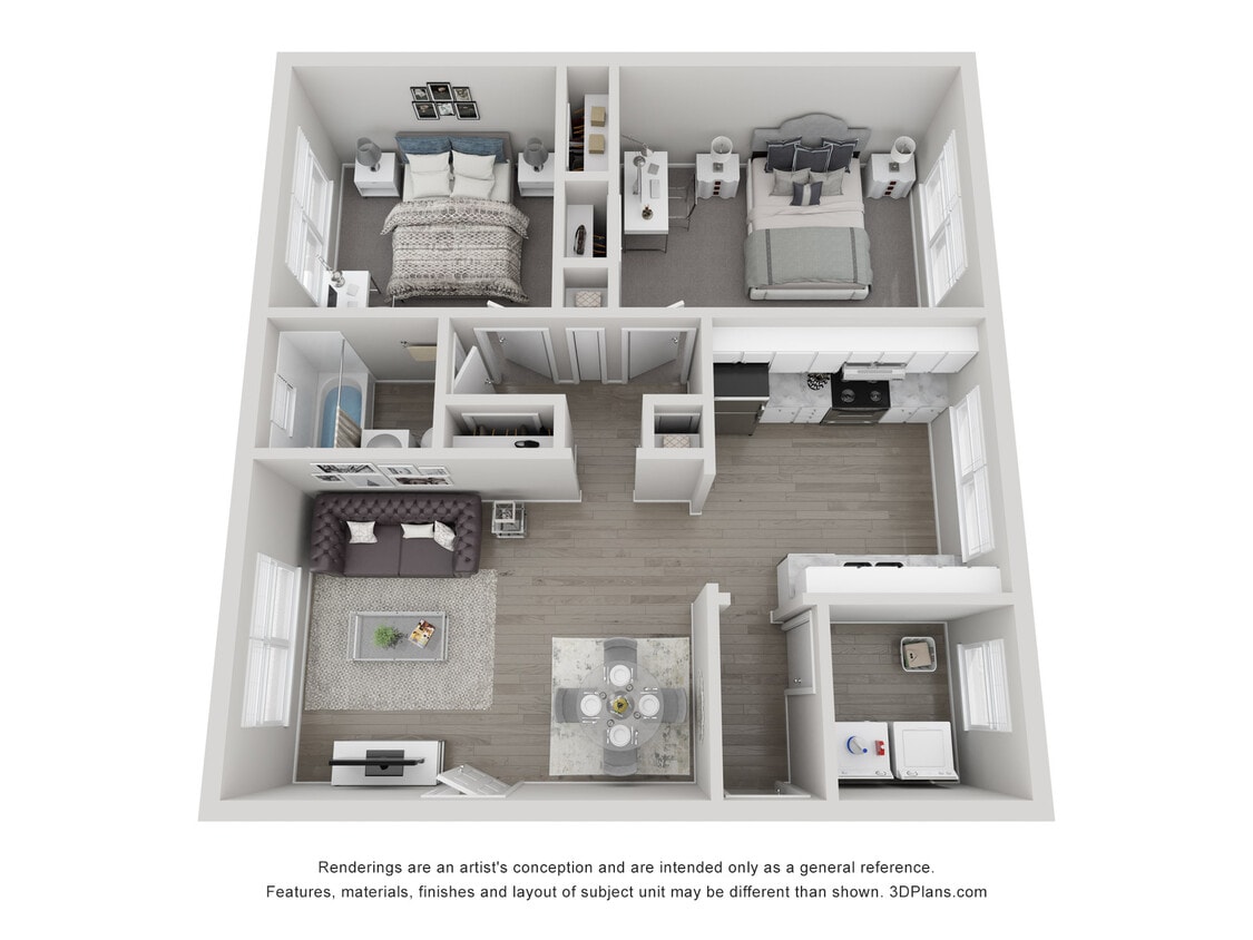 Floor Plan - B1 2x1 H Semi Upgrade-Call for Availability