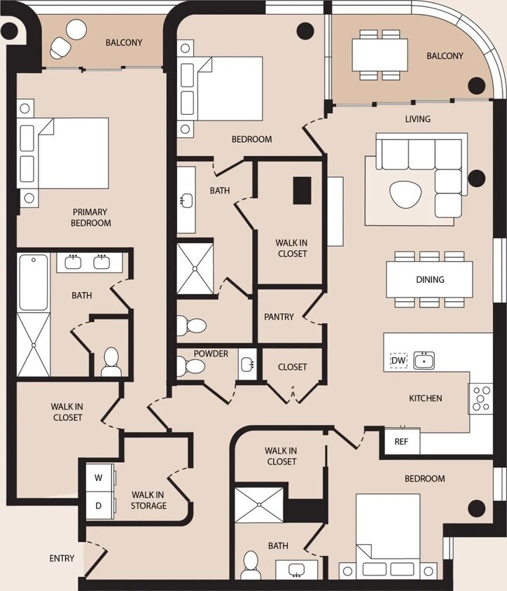 Floor Plan - Purple Fringe