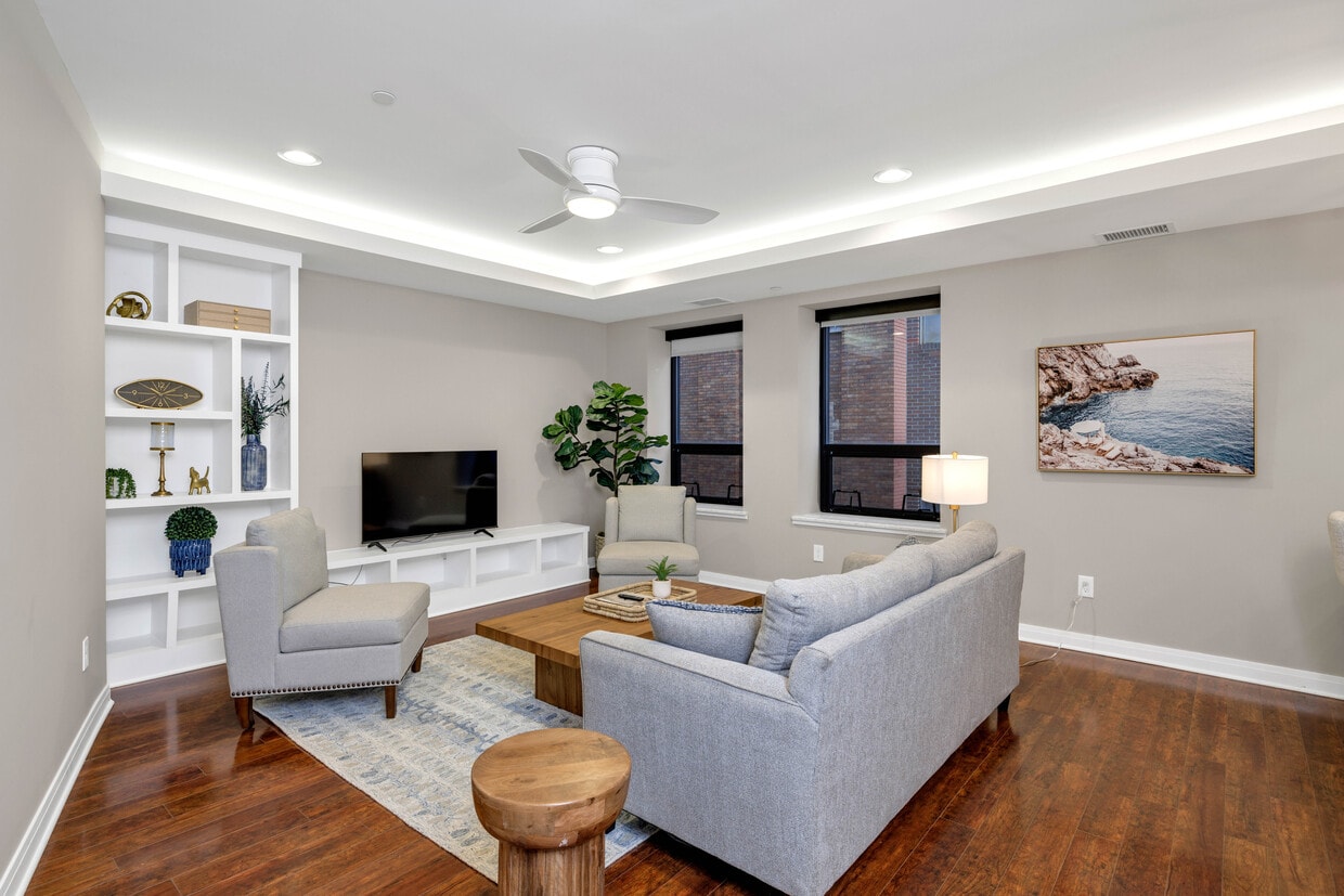 Floor Plan - 1 BED, 1 BATH FURNISHED