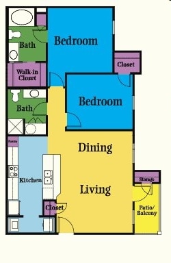 1BR/1BA - Model 2A