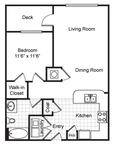 telfair.jpeg - A2 TELFAIR - 1 Bedroom, 1 Bathroom