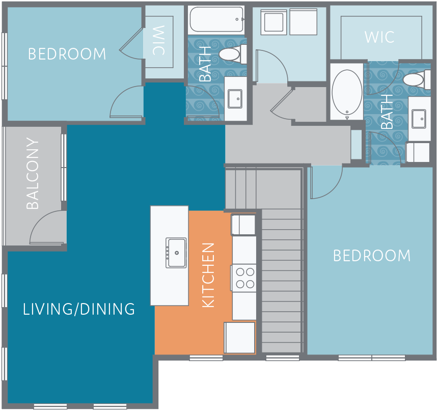 Floor Plan - B2U-BHG