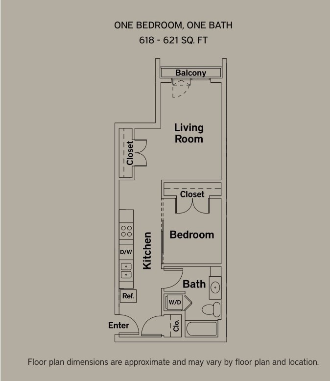 Floor Plan - 1E